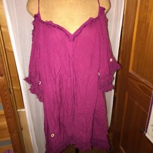 Boho chic flowy dress